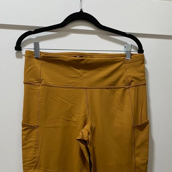 Mustard Yellow High-Waisted Lululemon Leggings - Picture 1 of 7